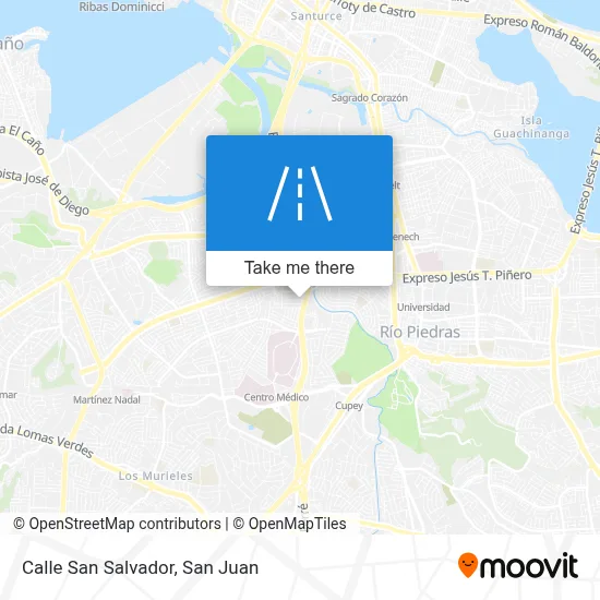 Mapa de Calle San Salvador