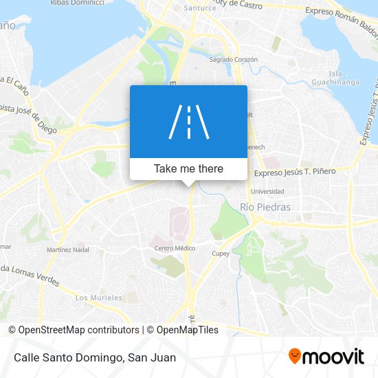 Mapa de Calle Santo Domingo