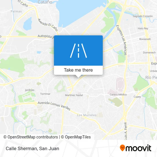 Calle Sherman map