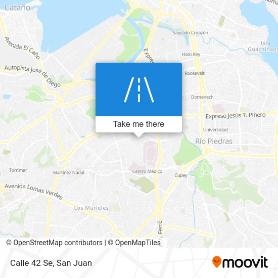 Calle 42 Se map
