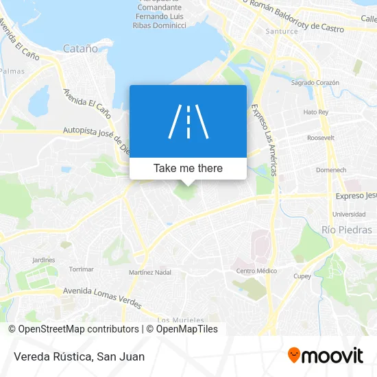 Mapa de Vereda Rústica