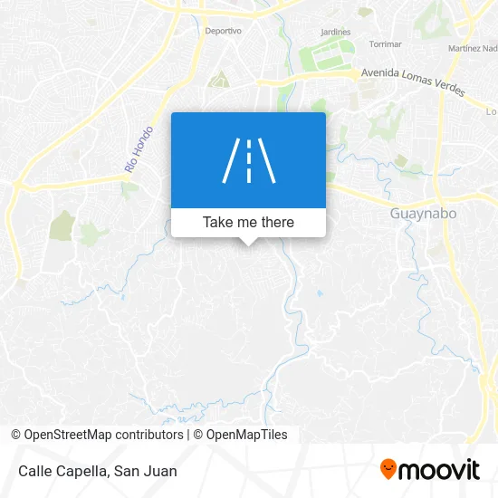 Mapa de Calle Capella