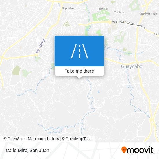 Mapa de Calle Mira