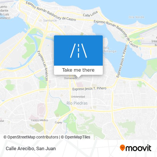 Calle Arecibo map