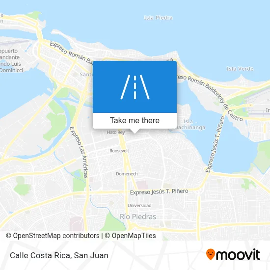 Mapa de Calle Costa Rica