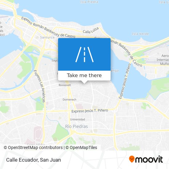 Calle Ecuador map