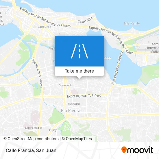 Mapa de Calle Francia