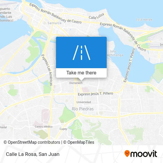 Mapa de Calle La Rosa