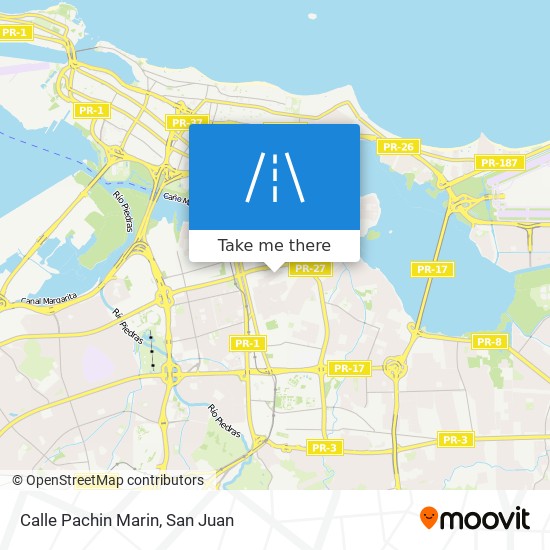 Calle Pachin Marin map