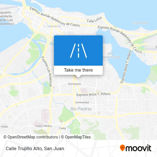 Mapa de Calle Trujillo Alto