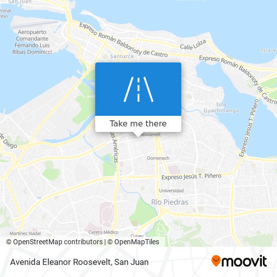 Avenida Eleanor Roosevelt map