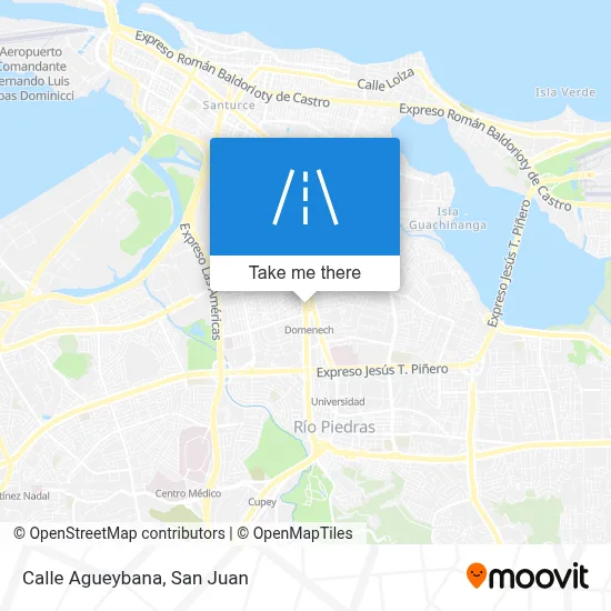 Mapa de Calle Agueybana