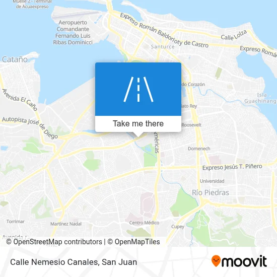 Calle Nemesio Canales map