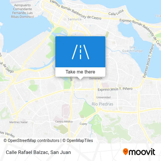 Mapa de Calle Rafael Balzac