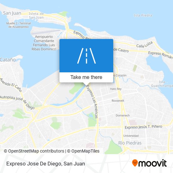 Mapa de Expreso Jose De Diego