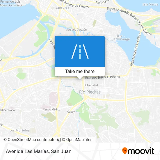 Mapa de Avenida Las Marías