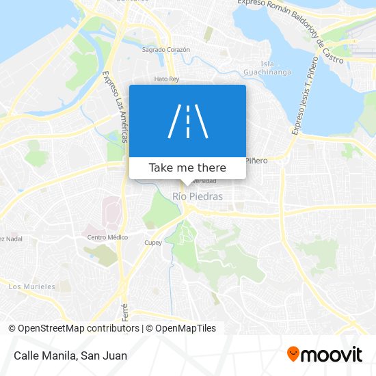 Calle Manila map