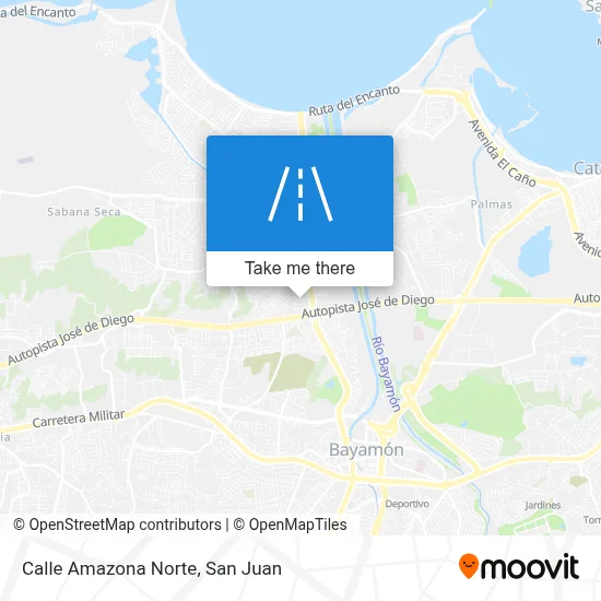 Calle Amazona Norte map