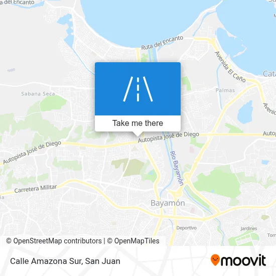 Mapa de Calle Amazona Sur