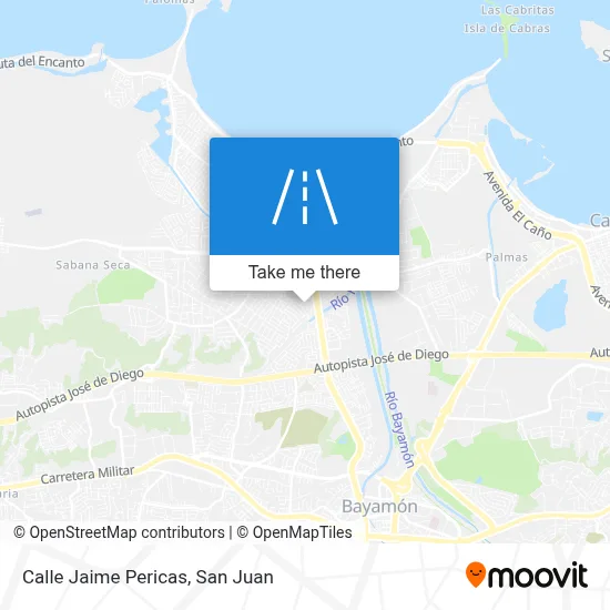 Calle Jaime Pericas map