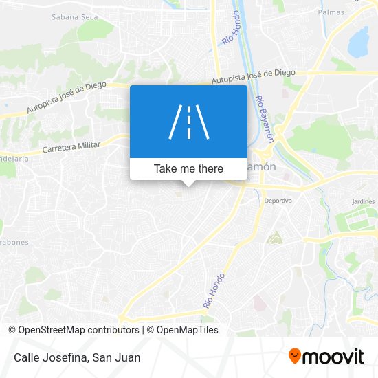 Mapa de Calle Josefina