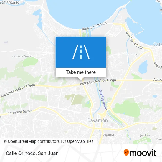 Mapa de Calle Orinoco