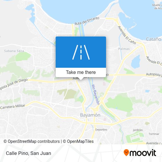 Mapa de Calle Pino