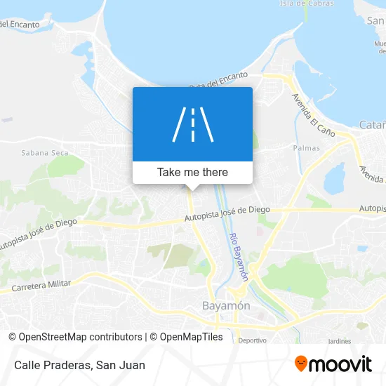 Calle Praderas map