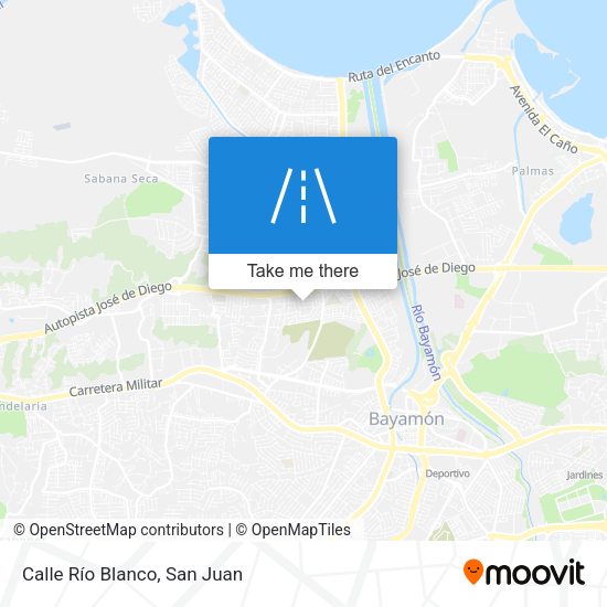 Calle Río Blanco map