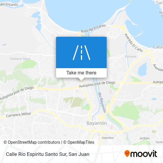 Mapa de Calle Río Espiritu Santo Sur