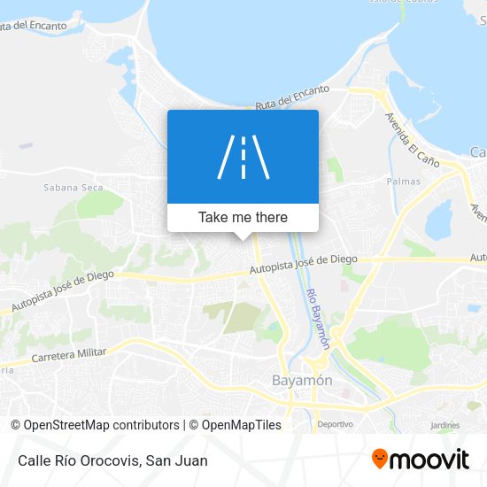 Calle Río Orocovis map