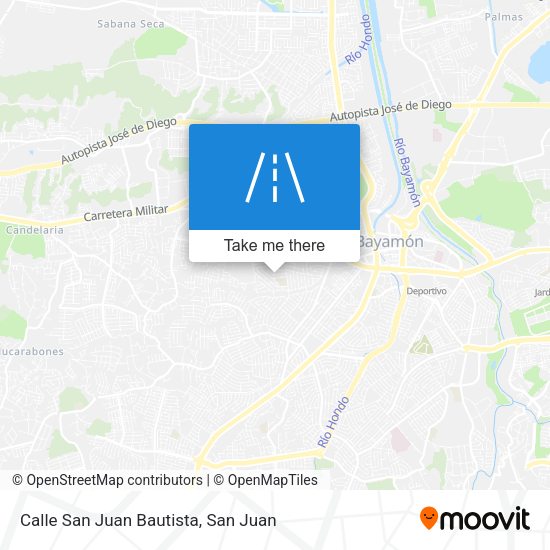 Mapa de Calle San Juan Bautista