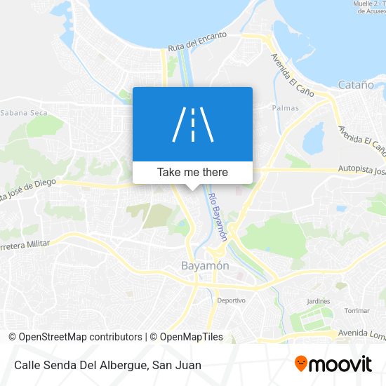 Mapa de Calle Senda Del Albergue