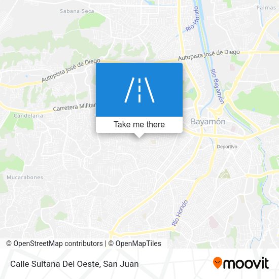 Calle Sultana Del Oeste map