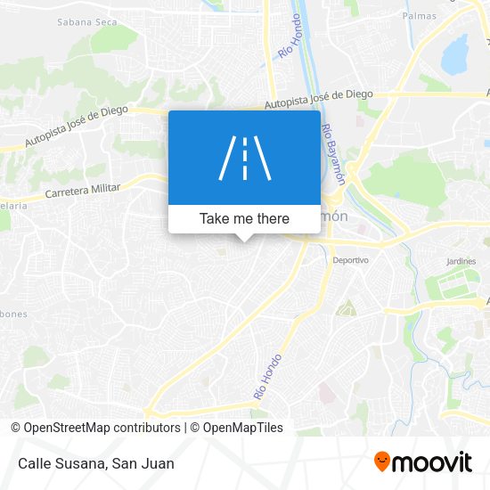 Mapa de Calle Susana