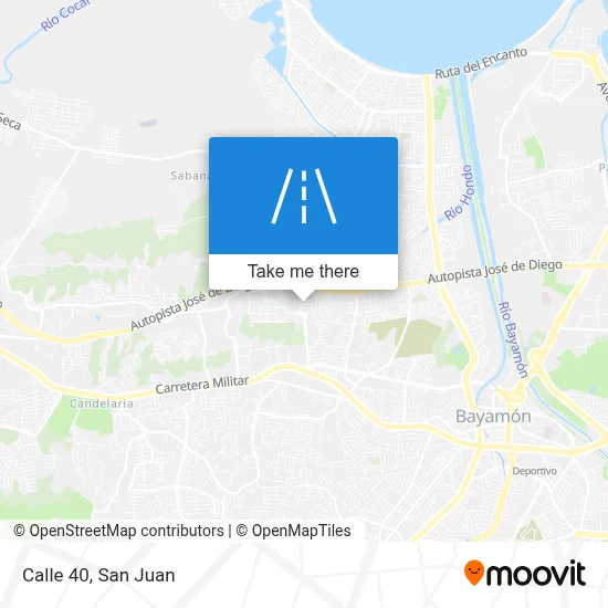 Mapa de Calle 40