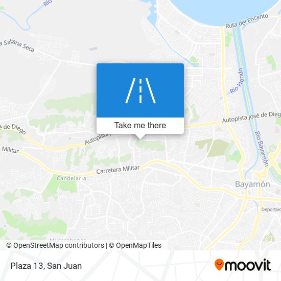 Mapa de Plaza 13