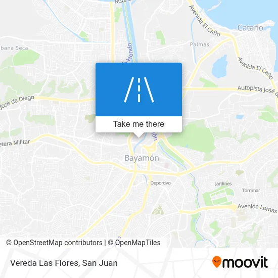 Vereda Las Flores map
