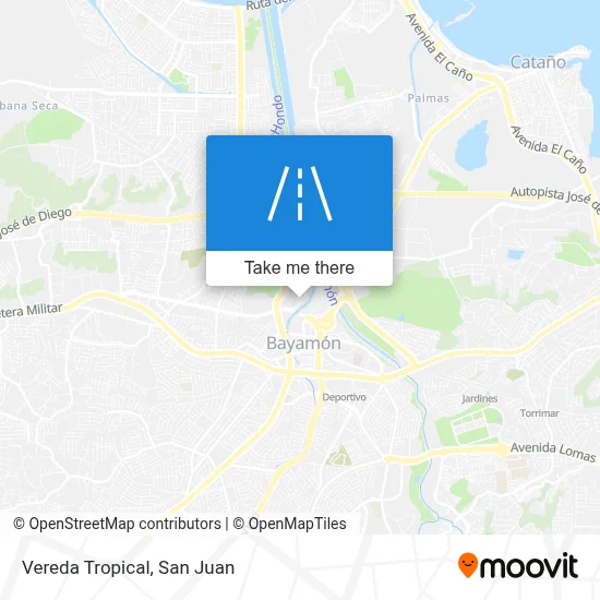 Vereda Tropical map
