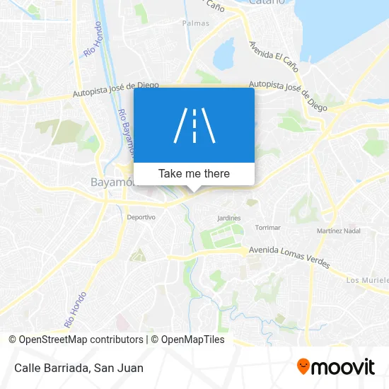 Calle Barriada map