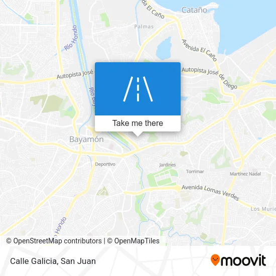 Calle Galicia map