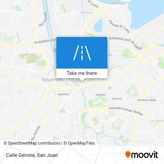 Mapa de Calle Gerona