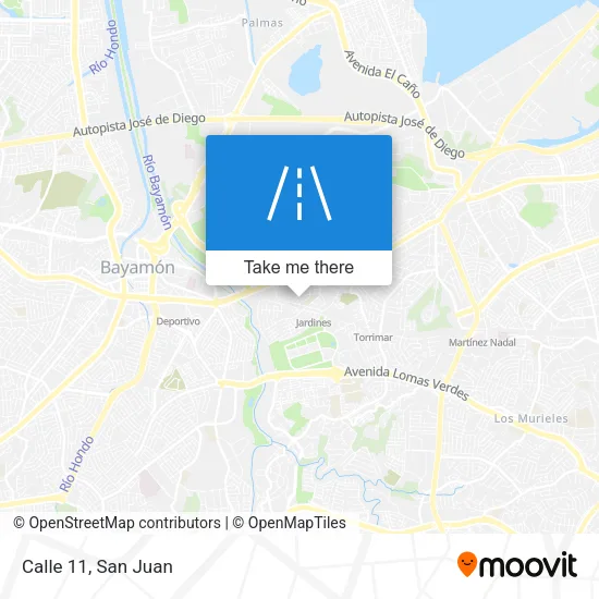 Calle 11 map