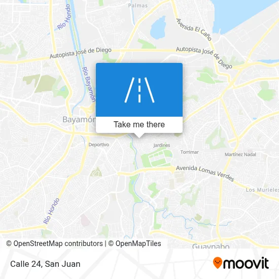 Mapa de Calle 24