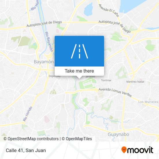 Mapa de Calle 41