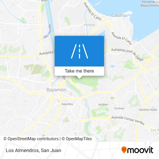 Mapa de Los Almendros