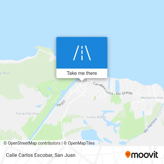 Mapa de Calle Carlos Escobar