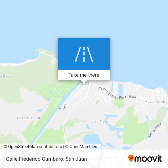 Calle Frederico Gambaro map