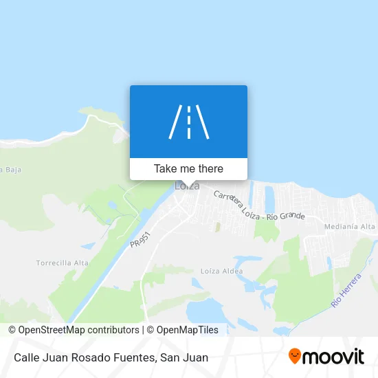Mapa de Calle Juan Rosado Fuentes