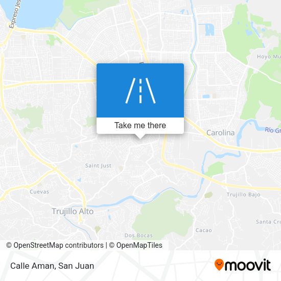 Mapa de Calle Aman